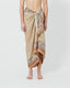 Boho sarong worn with bikini