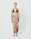 Boho sarong worn with bikini