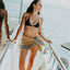 cotton beach sarong worn with bikini